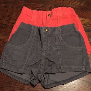American Apparel Corduroy Shorts